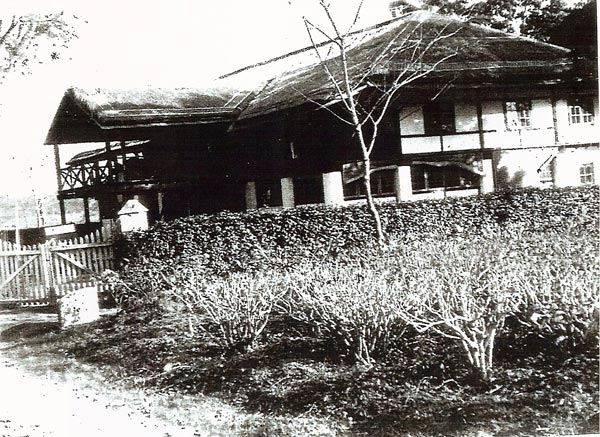 CNAC bungalow at Dinjan, India. Photo courtesy of CNAC Capt. Giff Bull