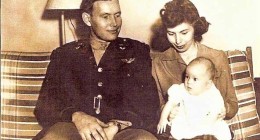 Maj. Robert W. Fensler, wife Betty Lou and daughter Barbara