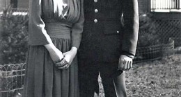 Co-Pilot Flight Officer<br /> Russell A. Brown and wife Leona