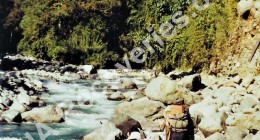 River crossing enroute to Burma - India border
