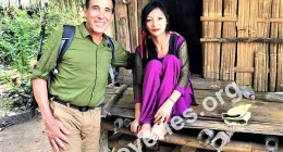 Clayton and Lisu woman