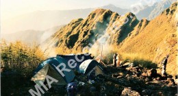 High camp near crash site