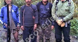 Mishmi villagers, Tapir and Clayton