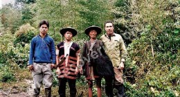 Three generations of Mishmi family <br /> and Clayton