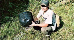 Cooking pot made from wreckage