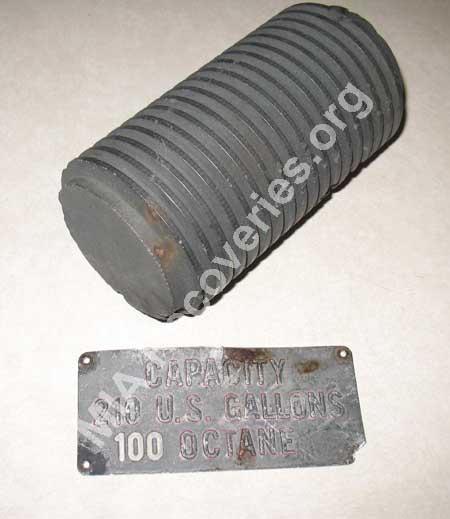 Cargo and fuel tank plate