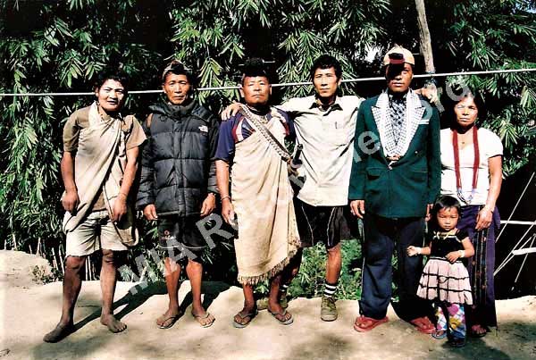 Nishi tribal people