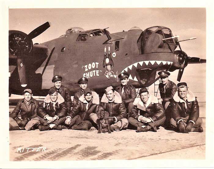Crewmembers of B-24J #42-100184