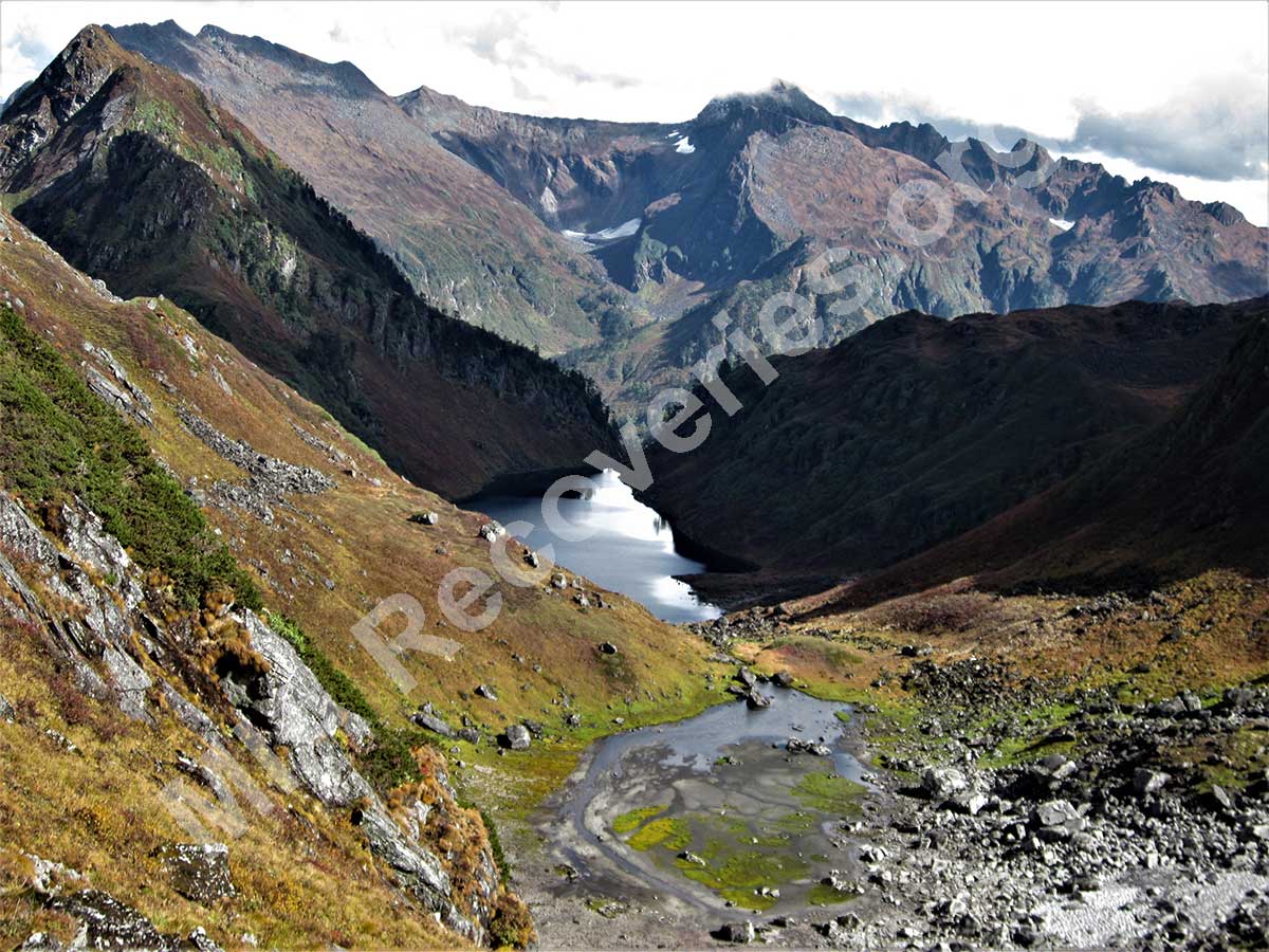 Mountain pass enroute to crash site