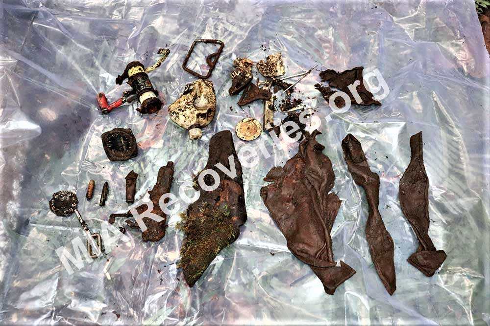 Personal artifacts and wreckage