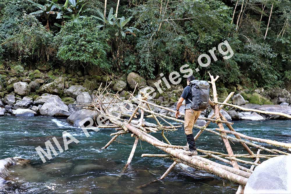 Clayton on seasonal bridge