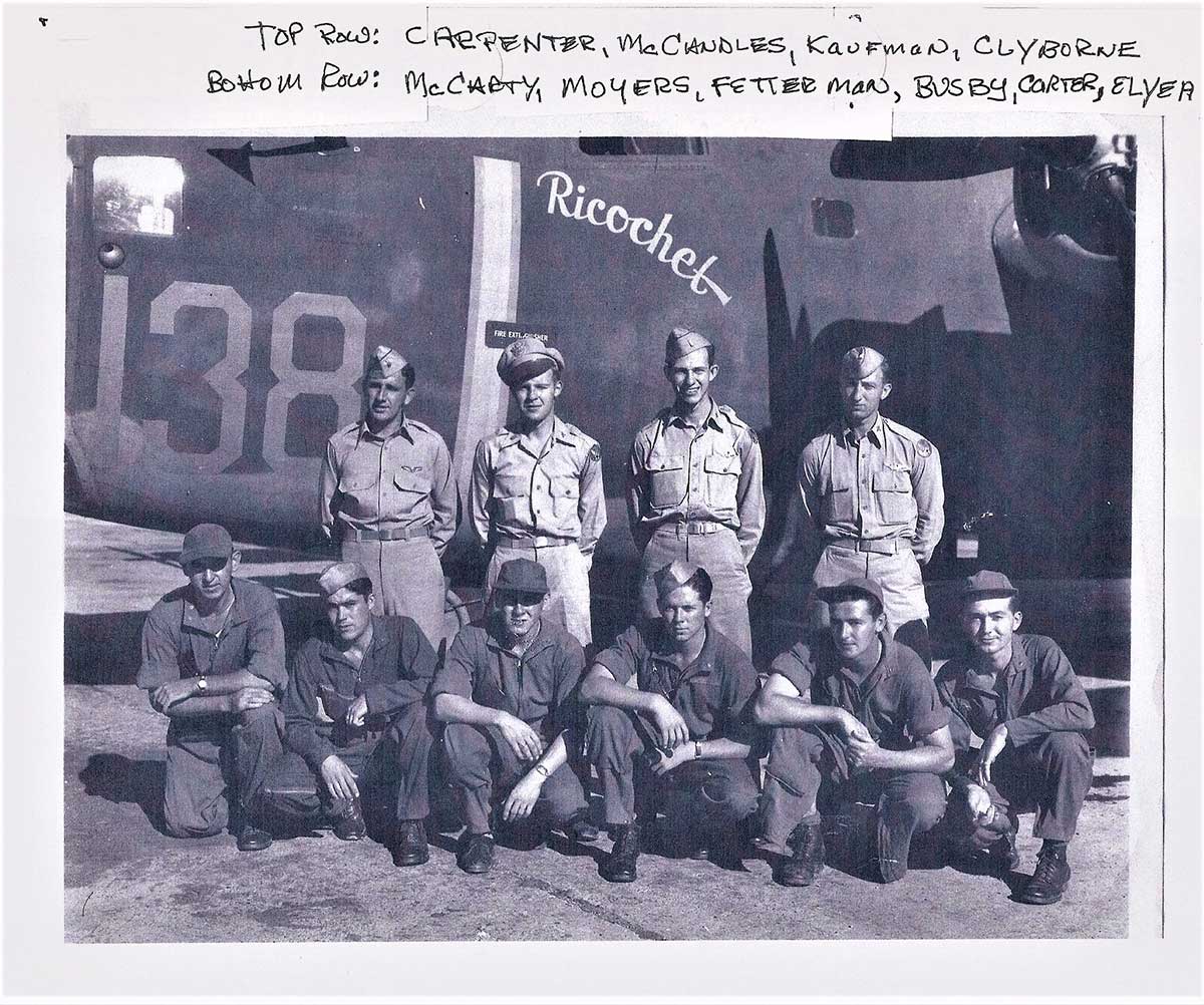 Crewmembers of B-24J #42-73222