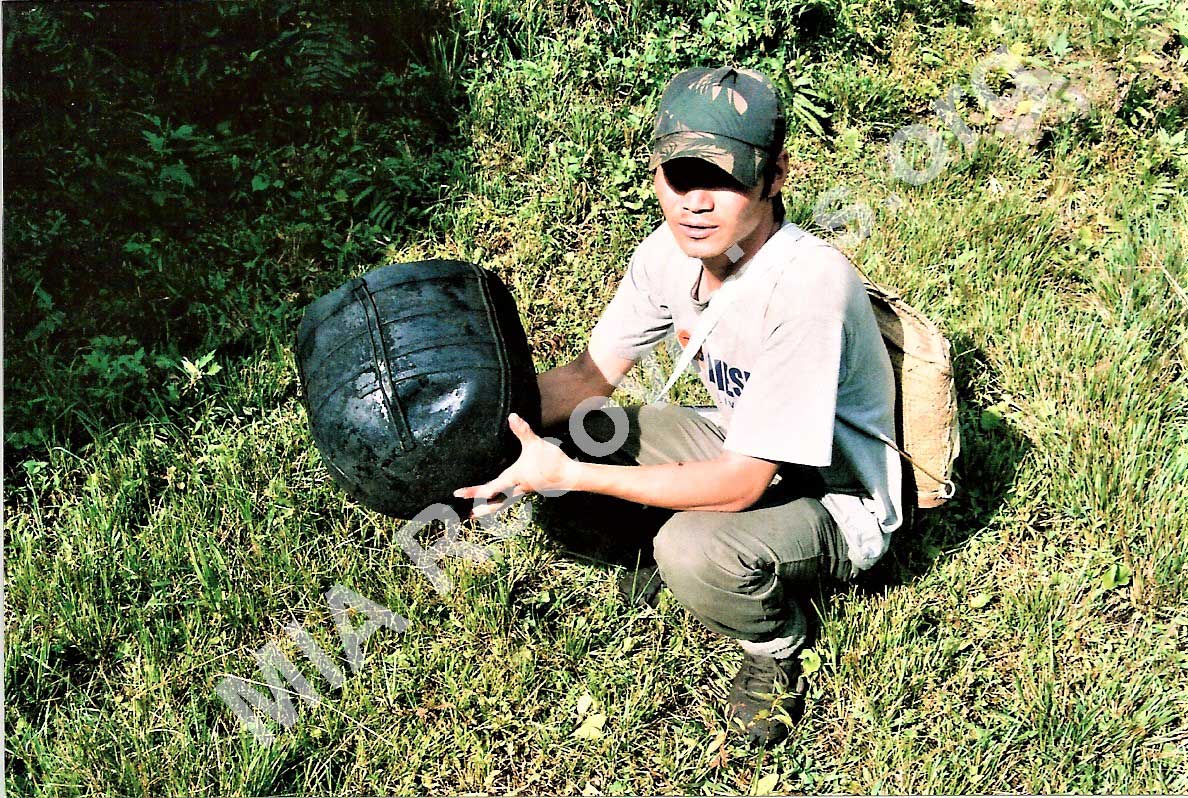 Cooking pot made from wreckage