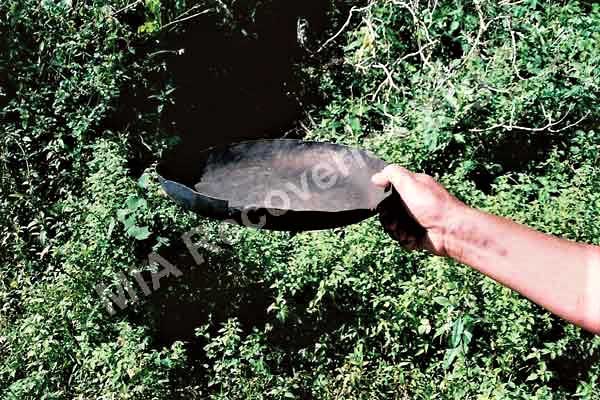 Bowl made from wreckage